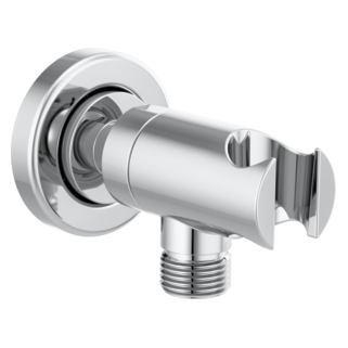 Essential™ Shower Series  Linear Round Jointed Wall Mount Shower Arm And  Flange